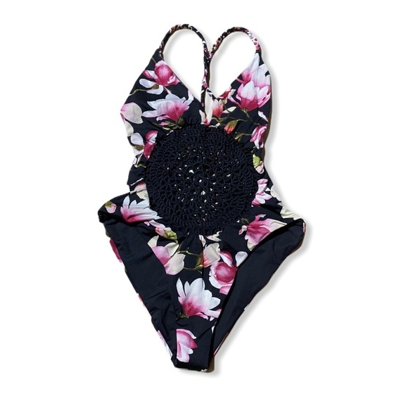 Frankie's Poppy One Piece Cheeky Black Lotus nwt - Picture 4 of 14